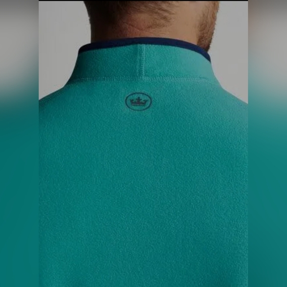 Peter Millar Thermal Flow Half Zip Micro Fleece Green Men's Size XXL - Picture 3 of 12
